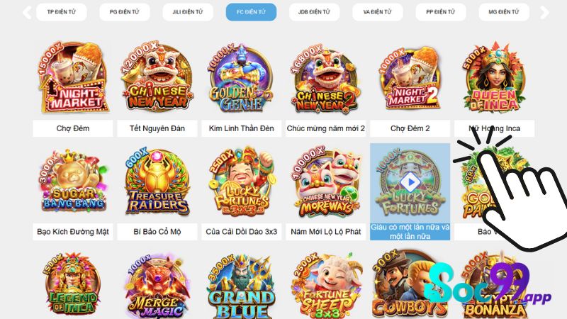 Khám phá ngay các tính năng độc đáo của app Soc99